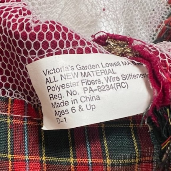 Victoria's Garden Porcelain Christmas Doll - Picture 8 of 11